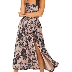 BRAND NEW - Free People The Perfect Sundress in Sand Combo